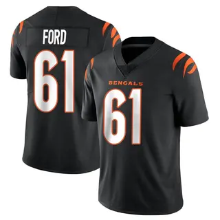 Orange Men's Andrei Iosivas Cincinnati Bengals Limited Vapor F.U.S.E. Jersey