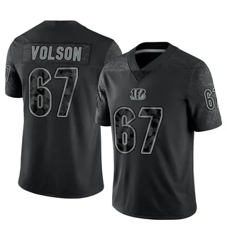 Cordell Volson 67 Cincinnati Bengals Super Bowl LVII Champions Men Game  Jersey - Black - Bluefink