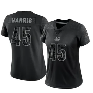 Darien Harris Player Issued & Signed Cincinnati Bengals #45 Nike Dri-Fit XL  Shirt