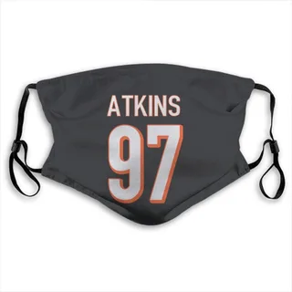 \ud83c\udfc8New With Tags Geno Atkins Black Bengals Jersey NFL Cincinnati ...