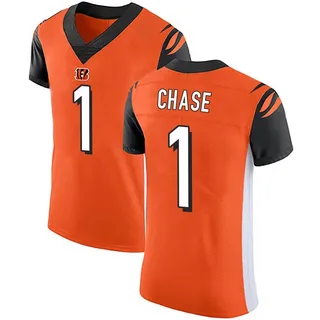 Nike Men's Cincinnati Bengals Ja'Marr Chase #1 Vapor Untouchable