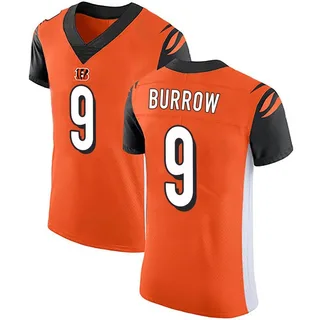 Joe Burrow Cincinnati Bengals Men's Elite Alternate Vapor Untouchable Nike Jersey - Orange