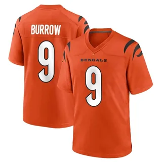 Joe Burrow Cincinnati Bengals Men's Game Nike Jersey - Orange