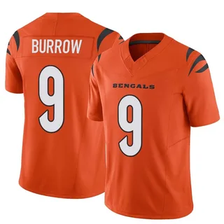 Joe Burrow Cincinnati Bengals Men's Limited Vapor F.U.S.E. Nike Jersey - Orange