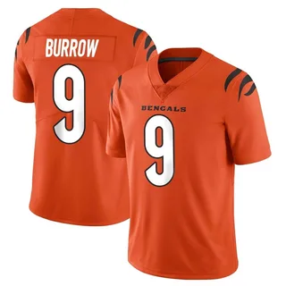 Joe Burrow Cincinnati Bengals Men's Limited Vapor Untouchable Nike Jersey - Orange