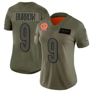 Joe Burrow Cincinnati Bengals Women's Limited 2019 Salute to Service Nike Jersey - Camo