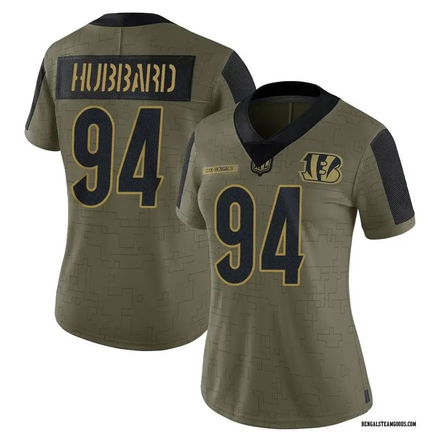 Sam Hubbard Cincinnati Bengals Women's Limited 2021 Salute To